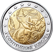 Itália 2 Euro 2005 - Aniv. da Constituição