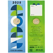 Portugal 1 Euro 2025 - Moeda da Comemoração