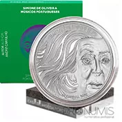 PRÉ VENDA* Portugal 5 Euro PROOF 2025 Simone de Oliveira *EMISSÃO 09 JULHO